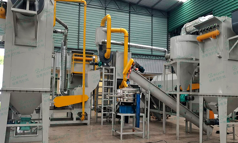 废旧锂电池破碎分选设备