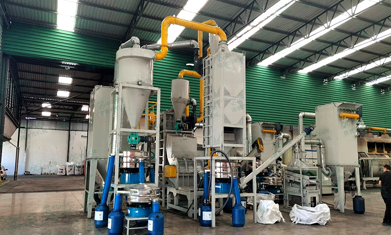 废旧锂电池正负极片处理设备