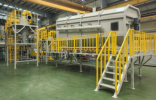 锂电池热解回收生产标准线