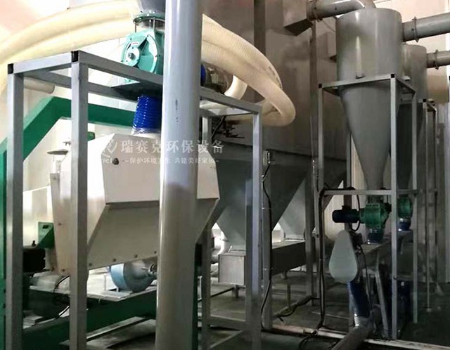 锂电池回收设备做正负极材料的黑粉筛分工序完整机型