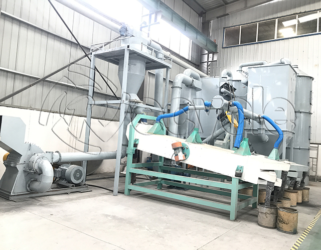 锂电池回收设备贵金属筛分的节能环保资源综合利用