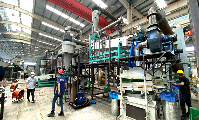 废旧锂电池破碎分选设备